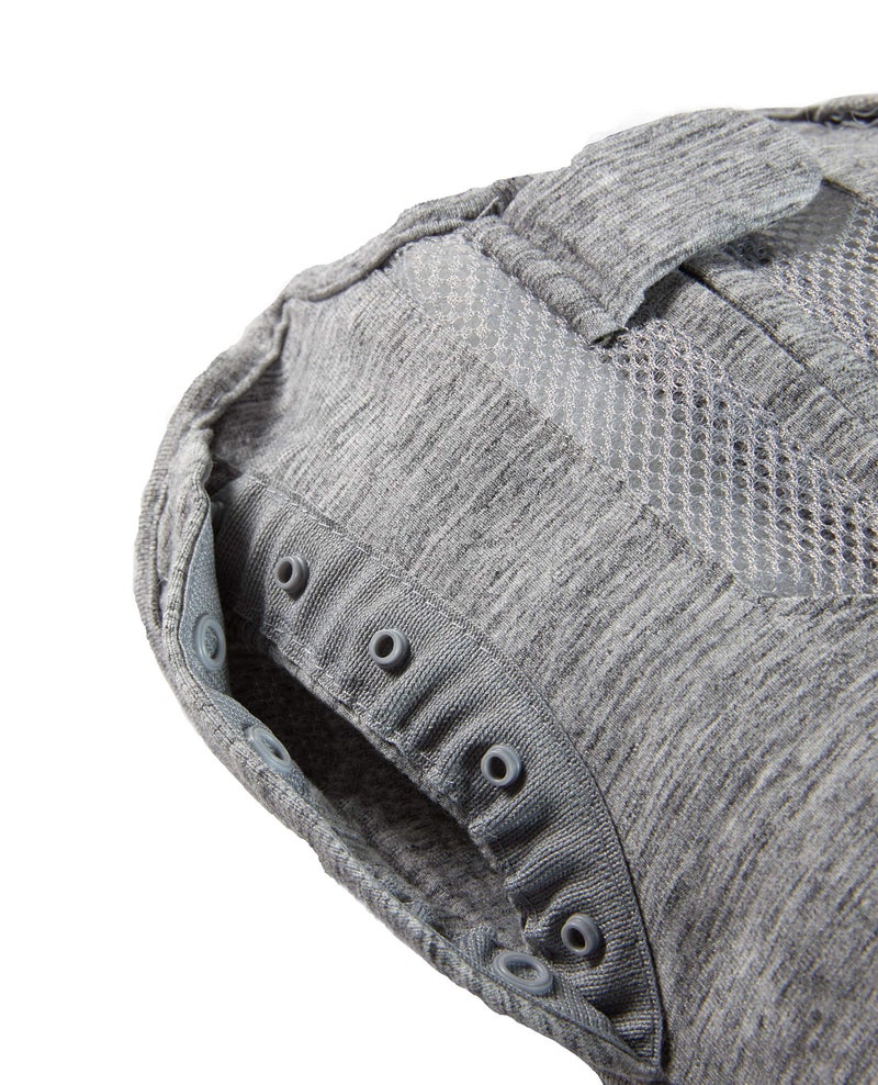 Woombie Convertible Swaddle Blanket with Vent, Twilight/Heathered Gray, 5-13 Pound - Image 5
